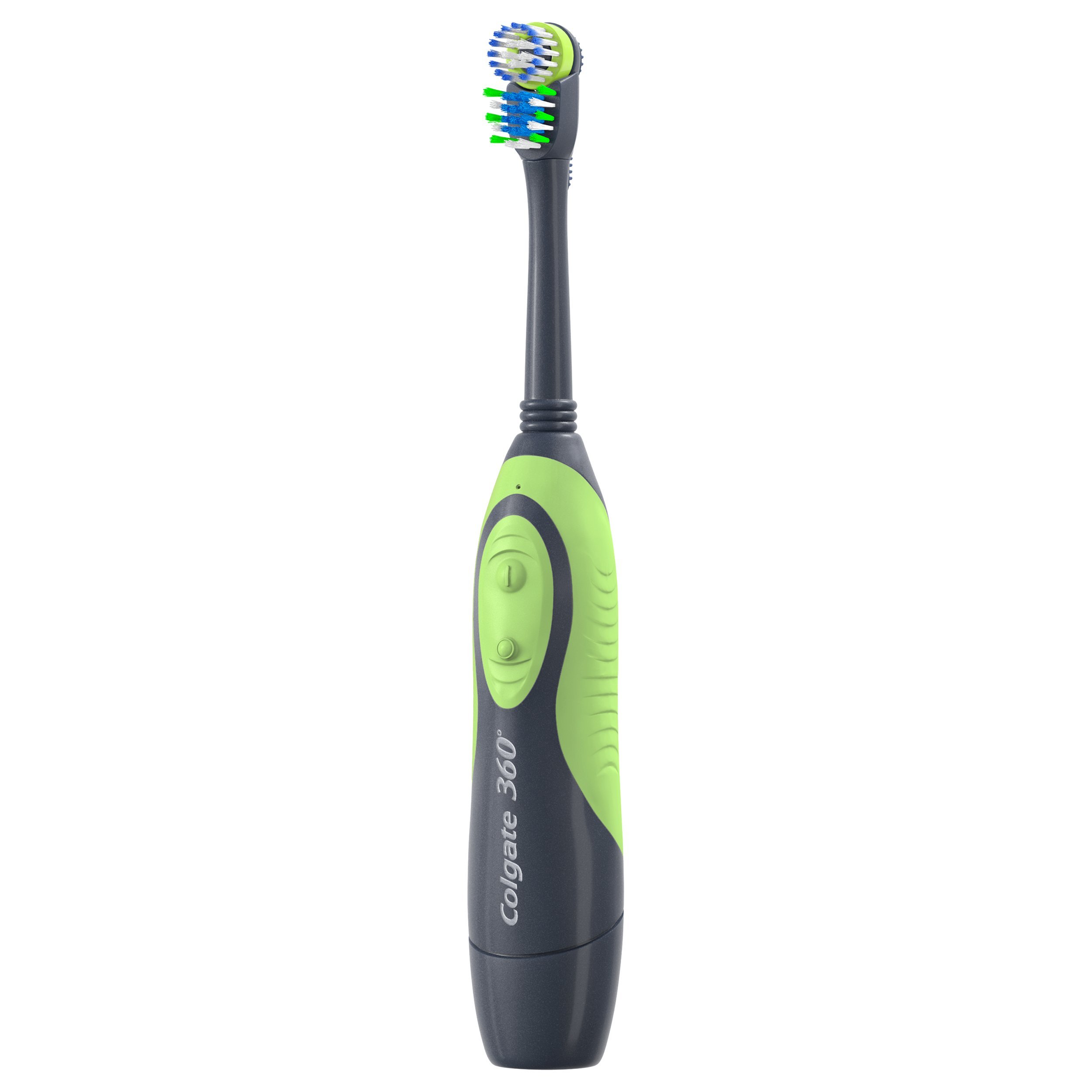 Colgate Total Advanced - Spazzolino da denti con punta a filo, alimentato a batteria, morbido