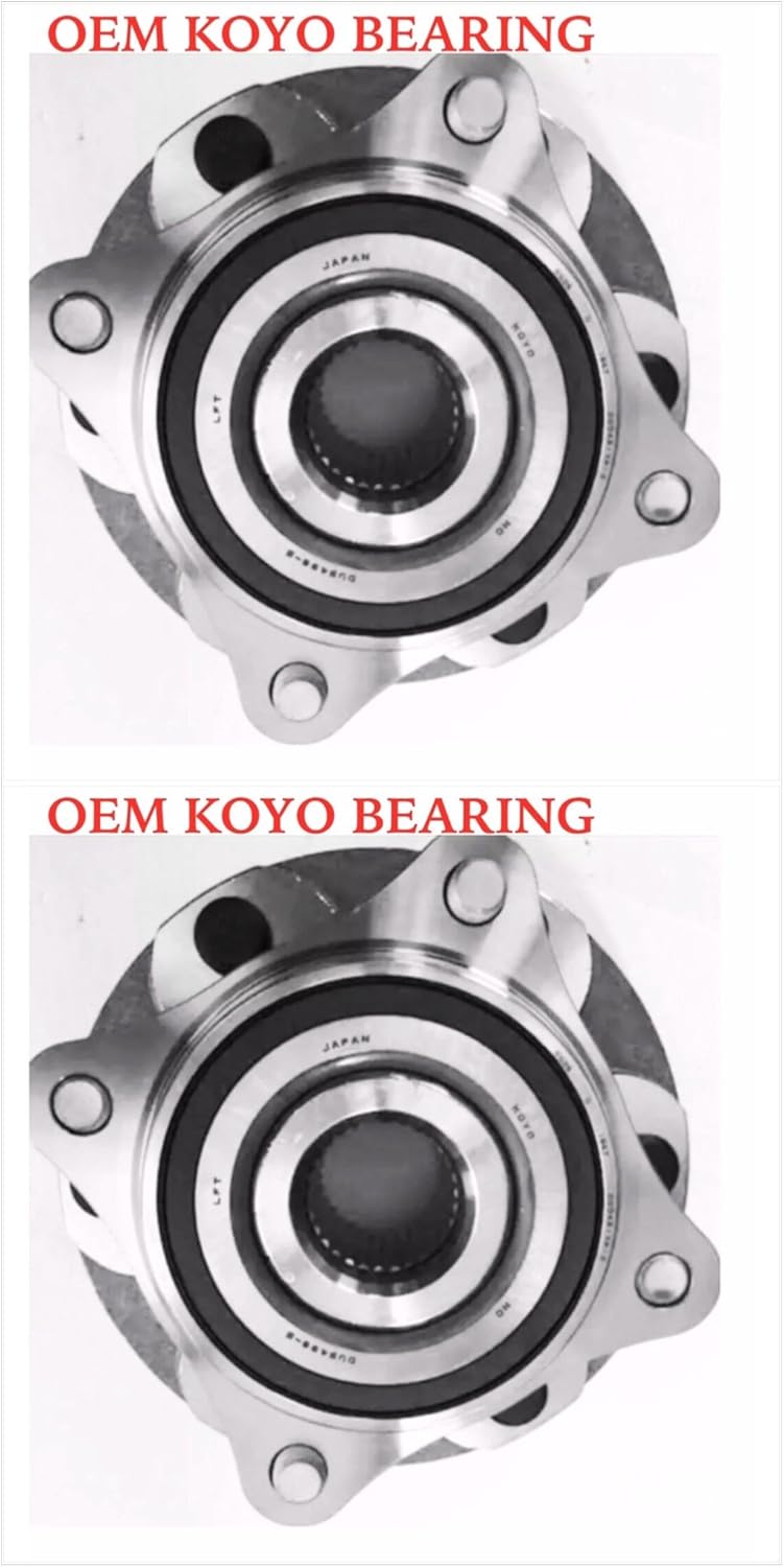 2 FRONT WHEEL HUB OEM KOYO BEARING ASSEMBLY FOR 2005-2015 TOYOTA TACOMA 4WD