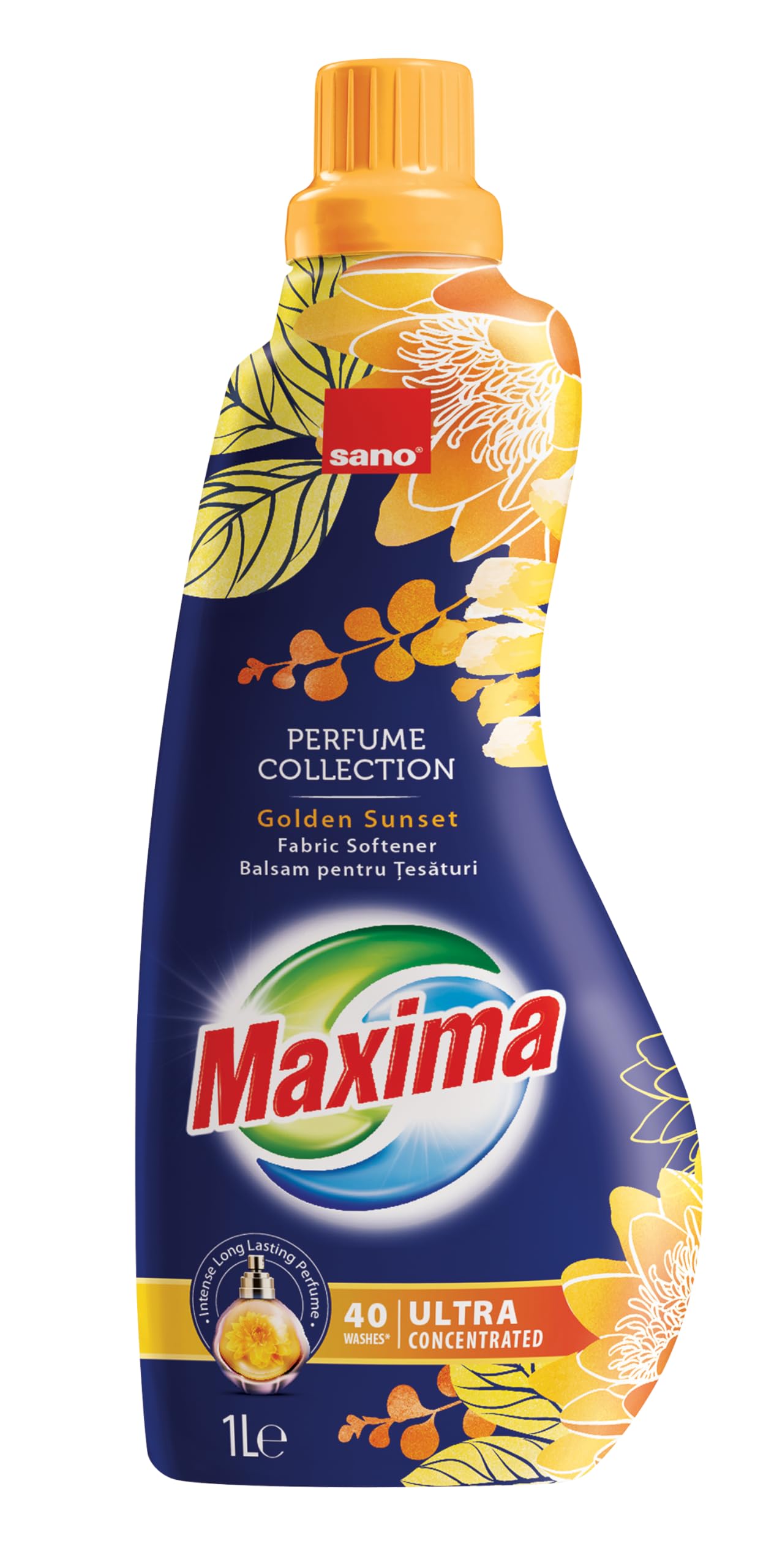 Sano_Maxima Golden Sunset Fabric Softener | 1 Liter - Intense Long Lasting Perfume, 40 Washes, Ultra Concentrated | Imported from Israel-picture-22