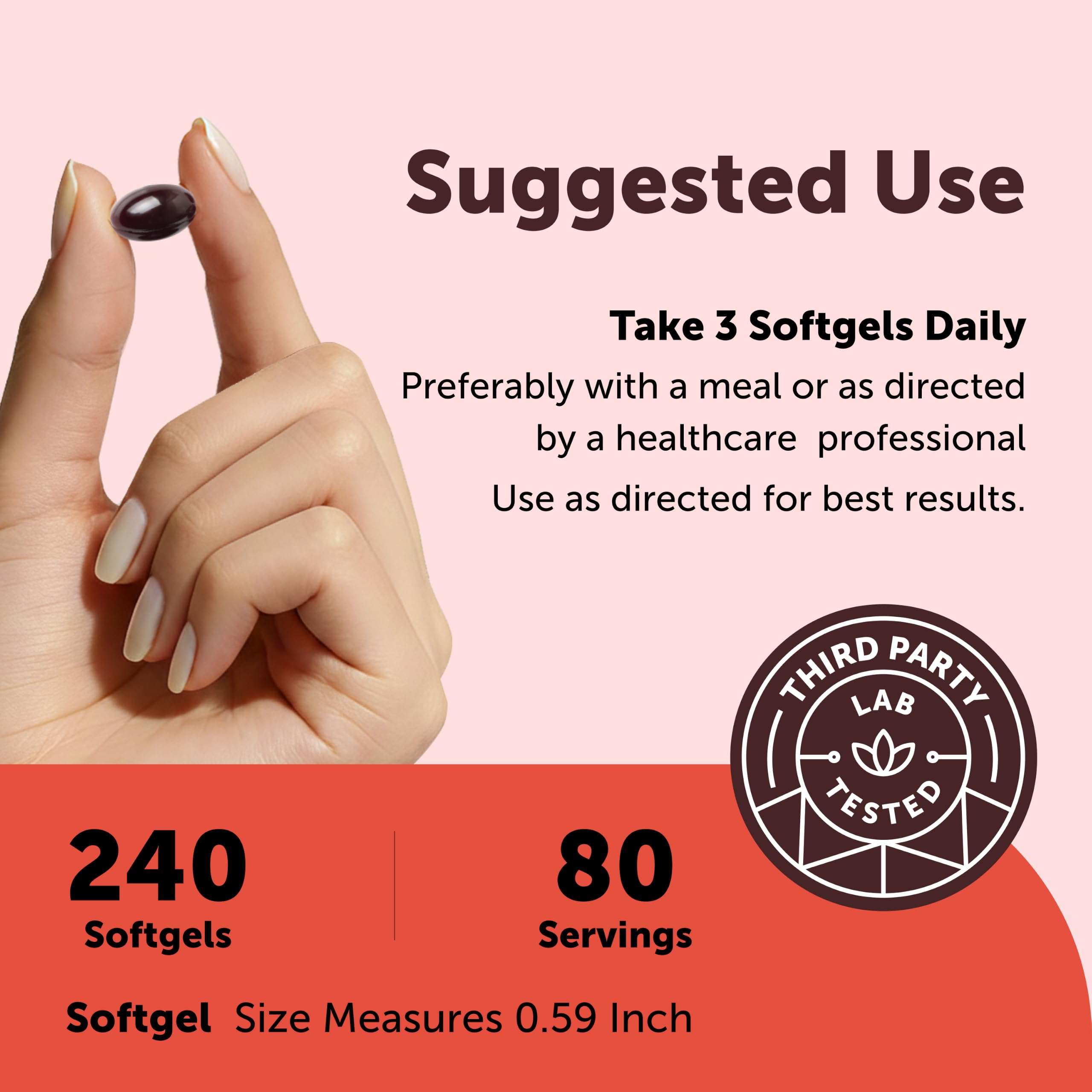 Micro Ingredients Testosterone+ Advanced for Men, 240 Softgels — Amazon image 3