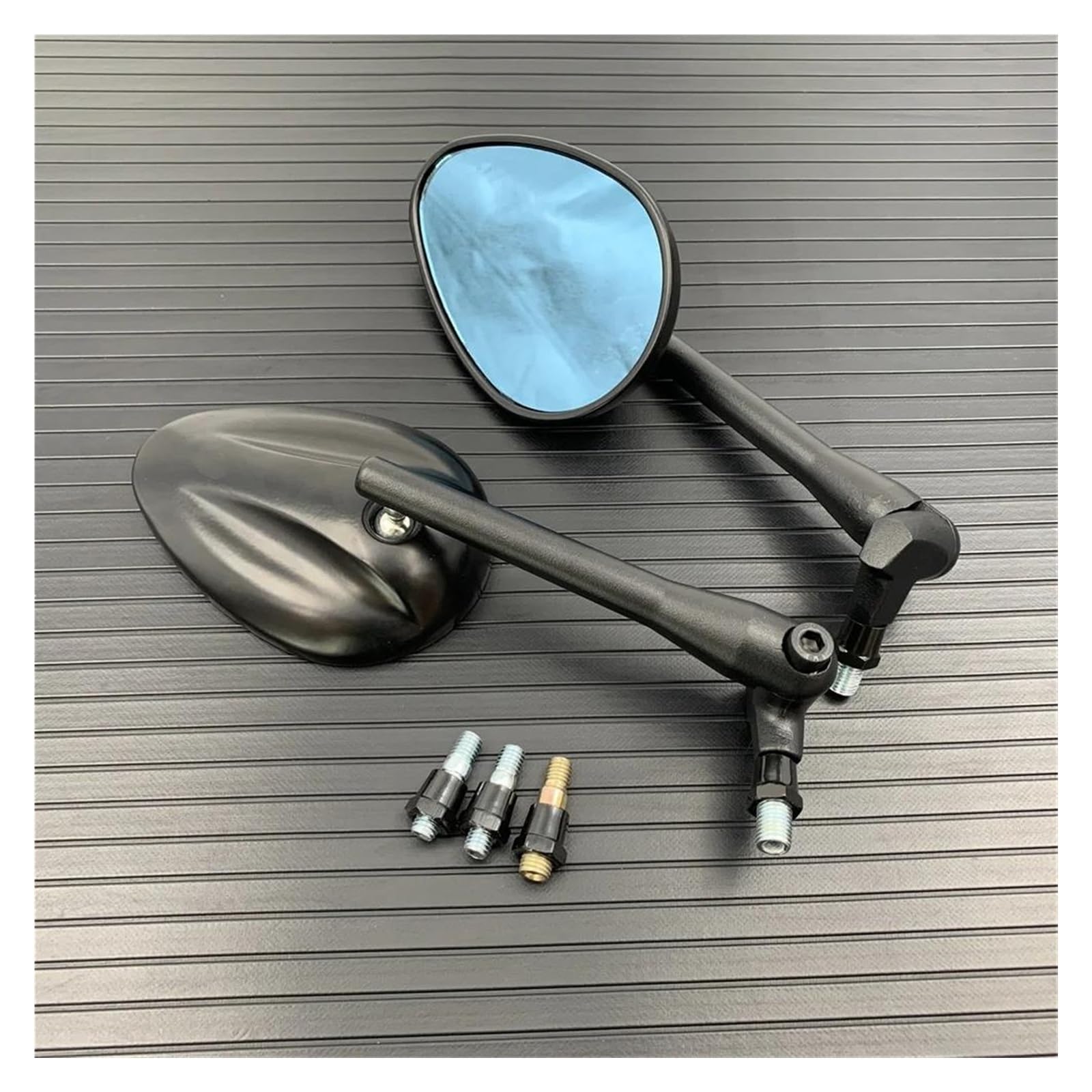 Rétroviseurs Moto MT07 et FZ07 avec adaptateurs universels 8mm et 10mm