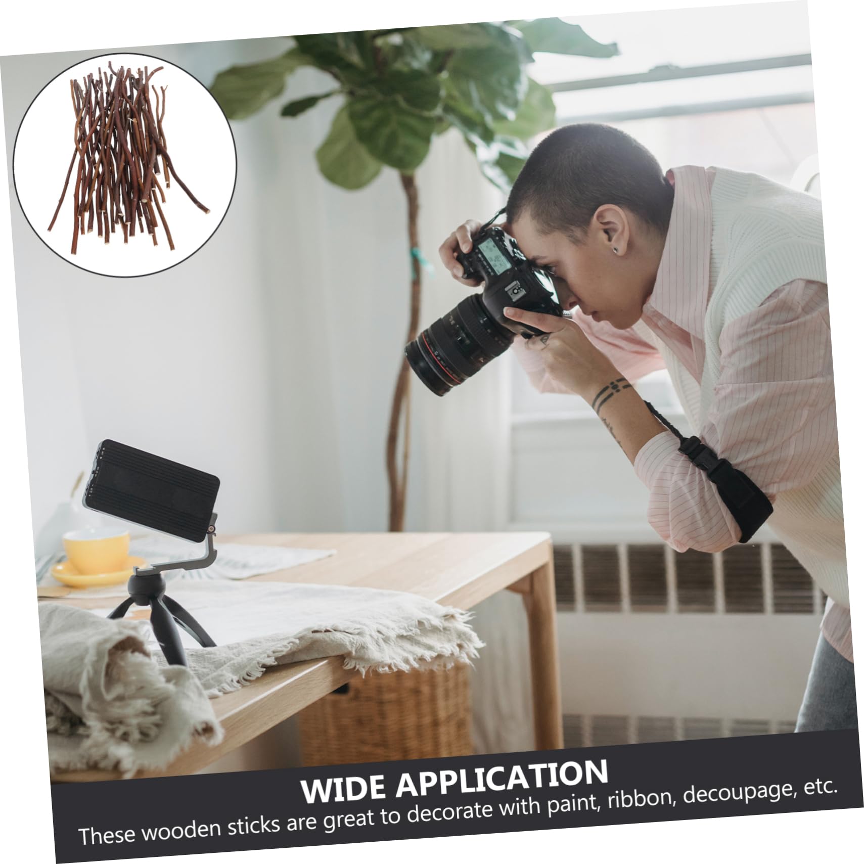 NUOBESTY 4 Ensembles Branches Artificielles Pour L'Artisanat Vases Faux Brindilles D'Arbre Bâtons D'Arbre Pour L'Artisanat Brindilles Miniatures Artisanat 40 pièces * 4