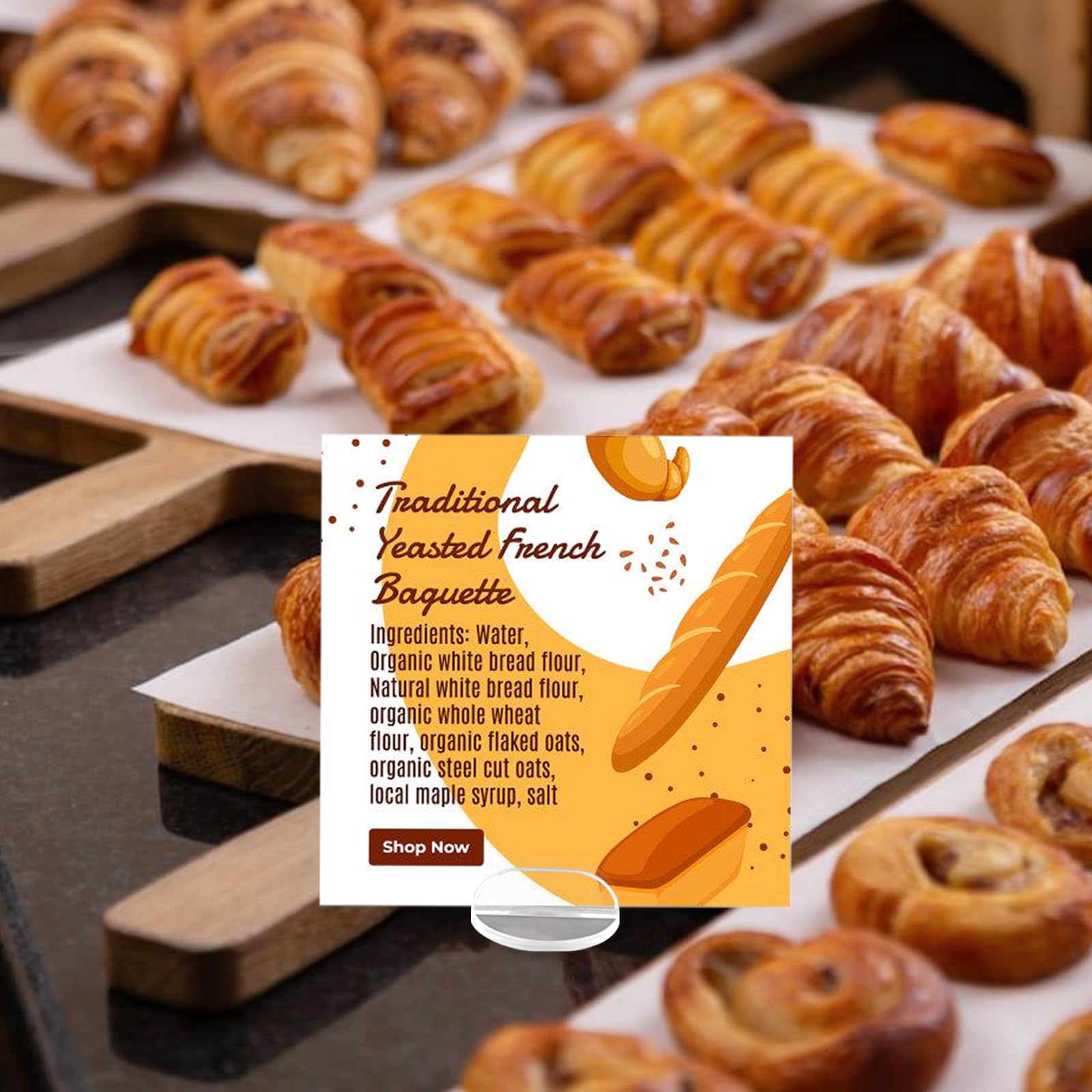 50 Pièces Supports De Cartes à Jouer En Acrylique Transparent