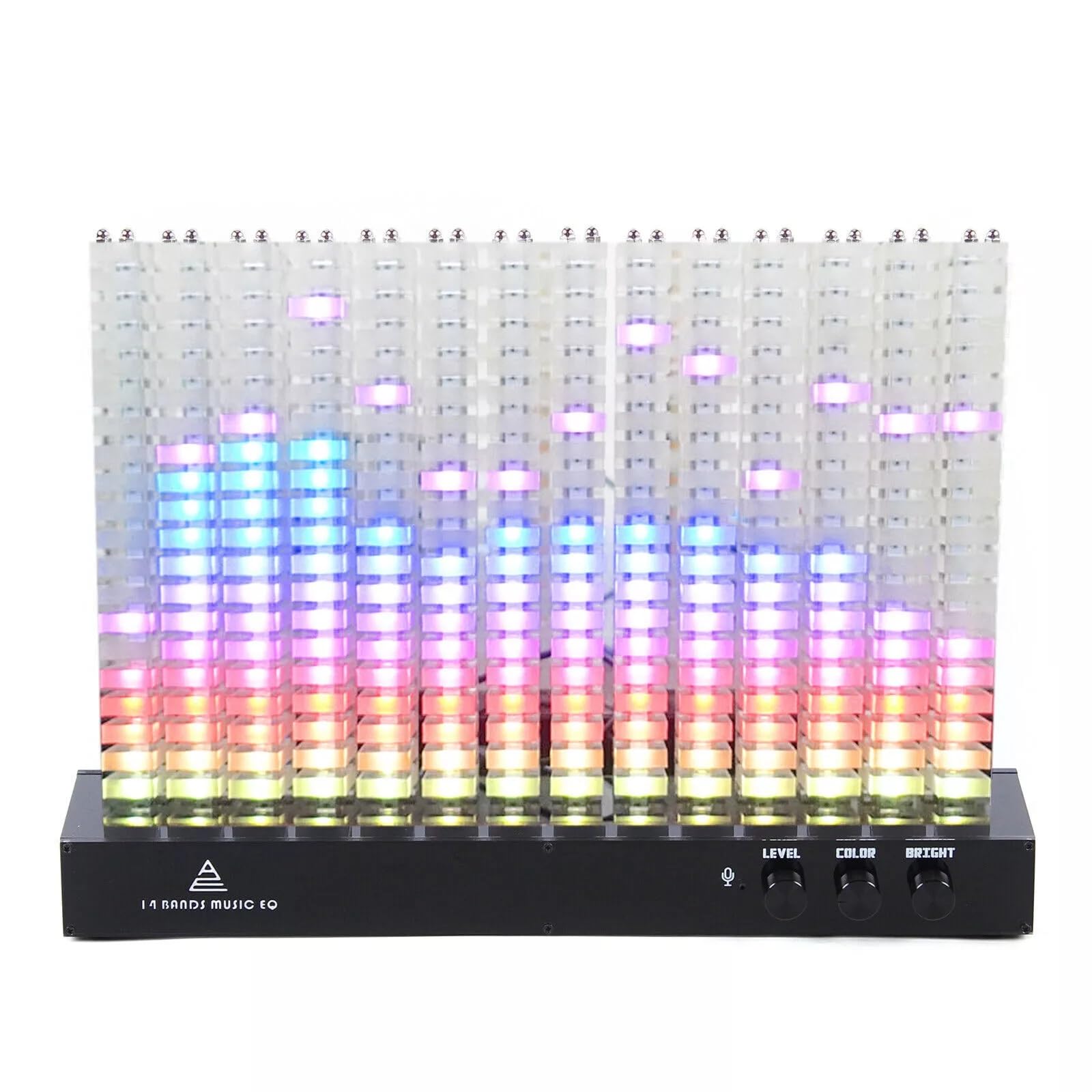 fvscgjmwp 14-Segment Spectrum Analyzer LED Rhythm Light US Standard 110v Instrument