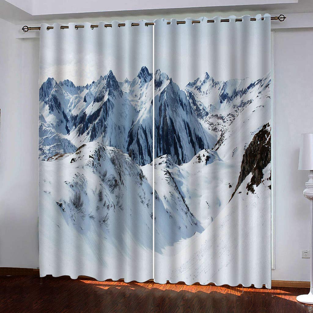 Rideaux chambre occultants paysage naturel pour créer une ambiance moderne et cocooning