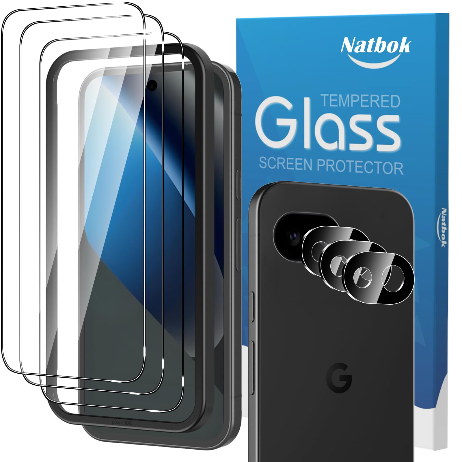 Natbok 2+2 Stück Schutzfolie für Samsung Galaxy S26 5G für P