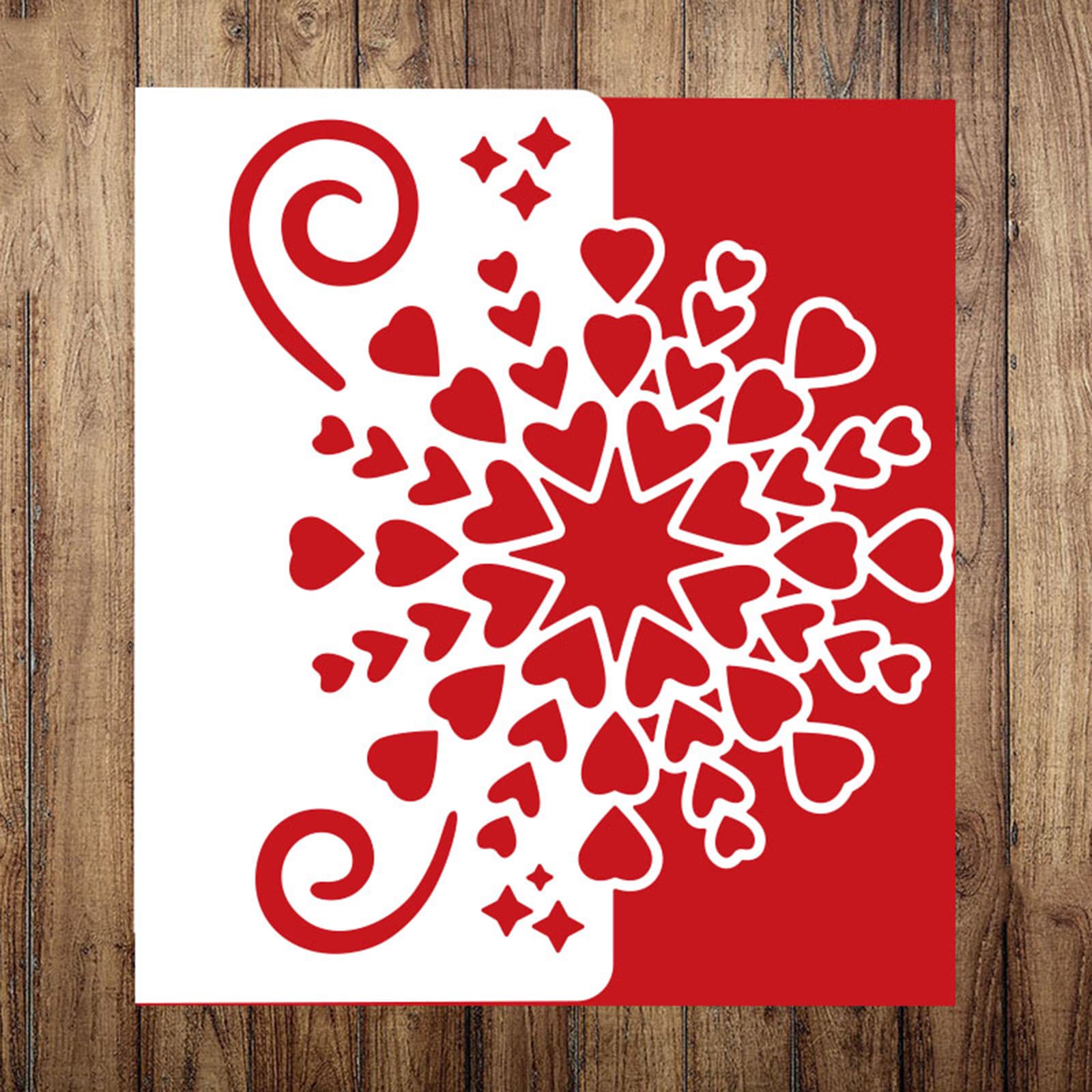 Fustella Metallica A Forma Di Busta Cuore - 11,2 X 14,2 Cm - Per Scrapbooking E Biglietti Fai Da Te