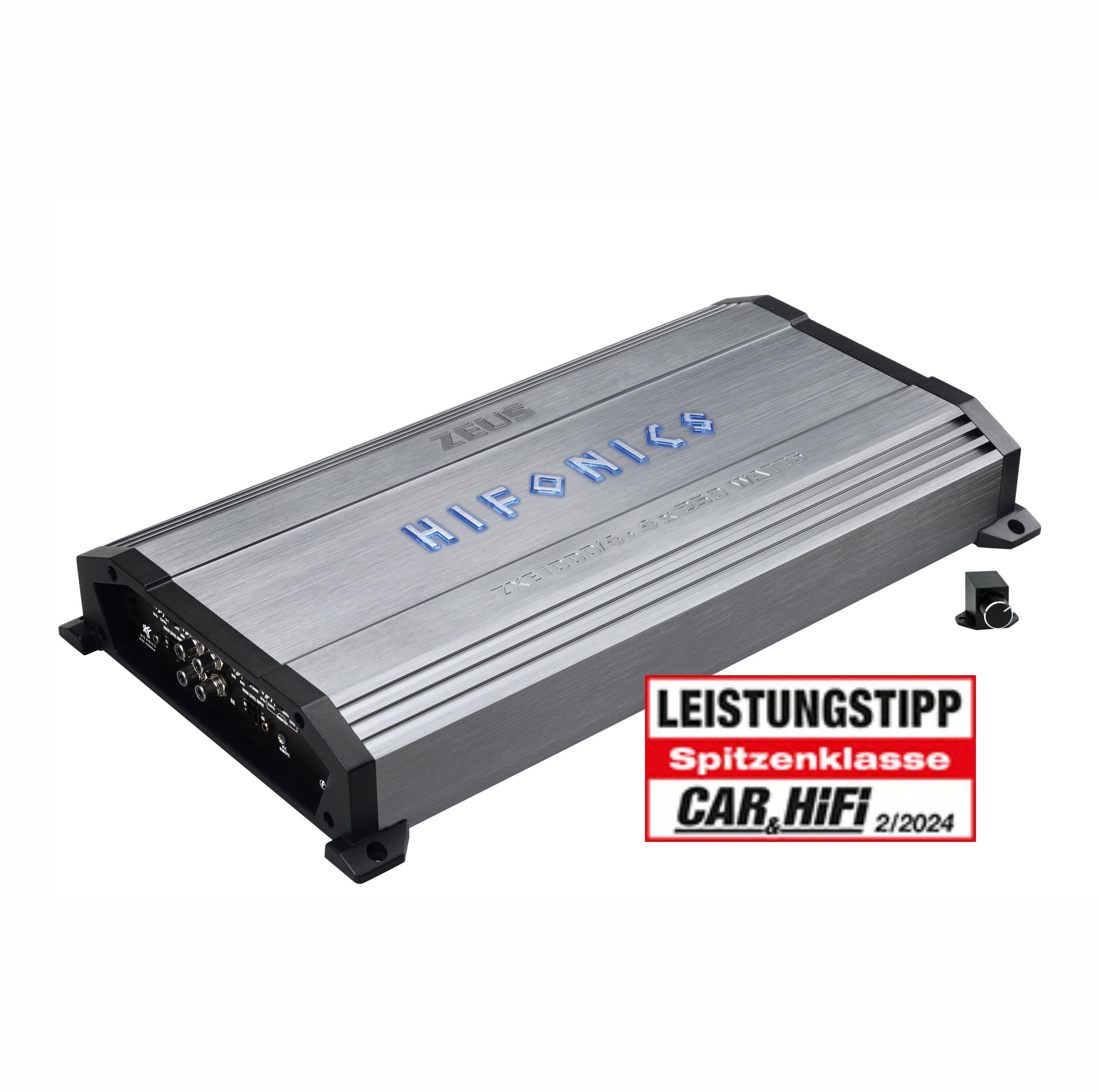 Hifonics Zeus Evolution ZXE 1000/4-4/2 canaux Amplificateur de puissance avec 2000 W (RMS : 1000 W)