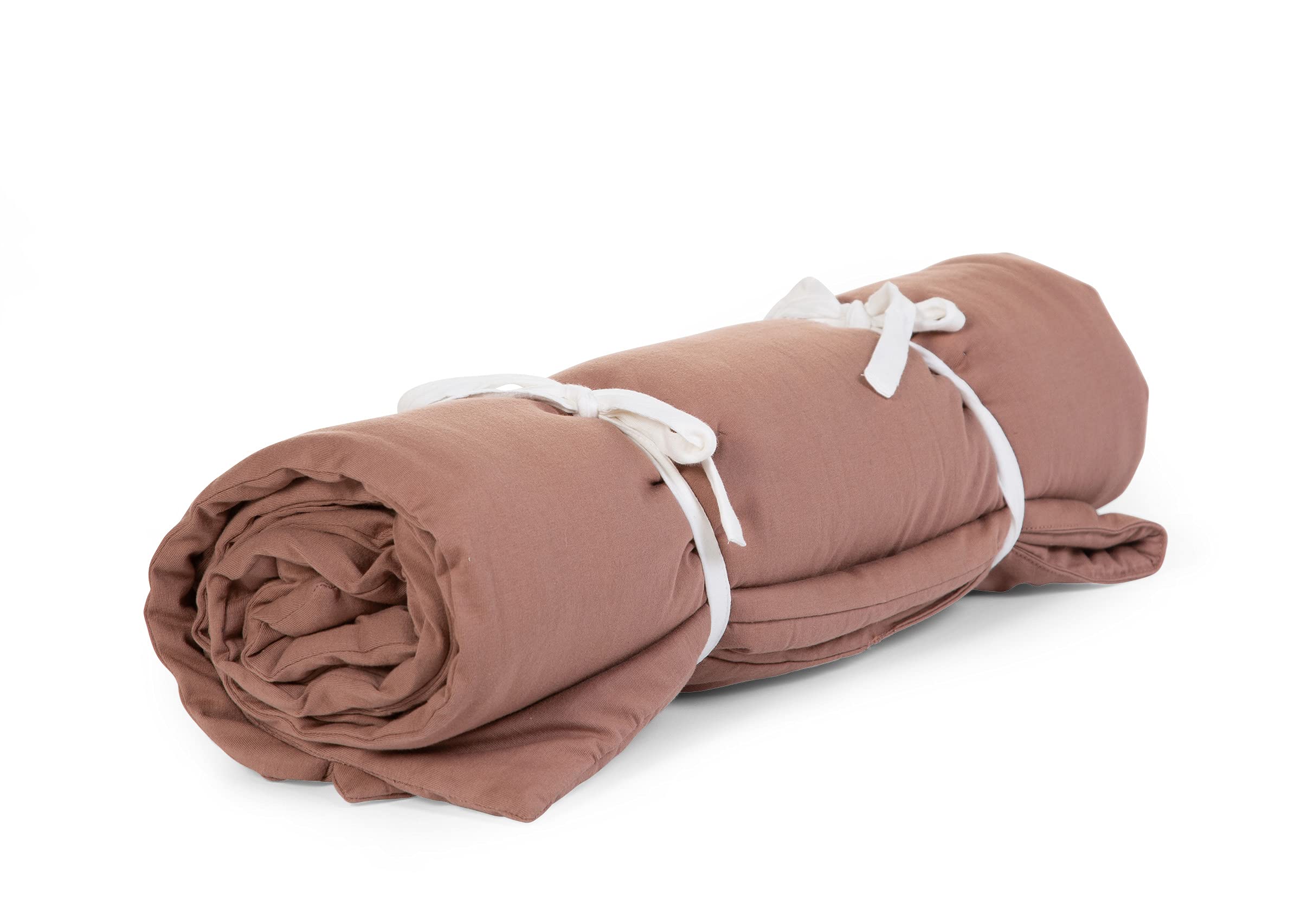 Couverture matelassée jersey Childhome rouille 140x100 cm pour lit enfant
