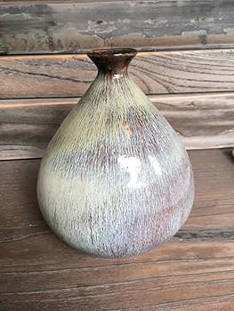 松代焼き 花器 花瓶 壺 信州 松代焼き 花器 花瓶 壺 信州 - メルカリ