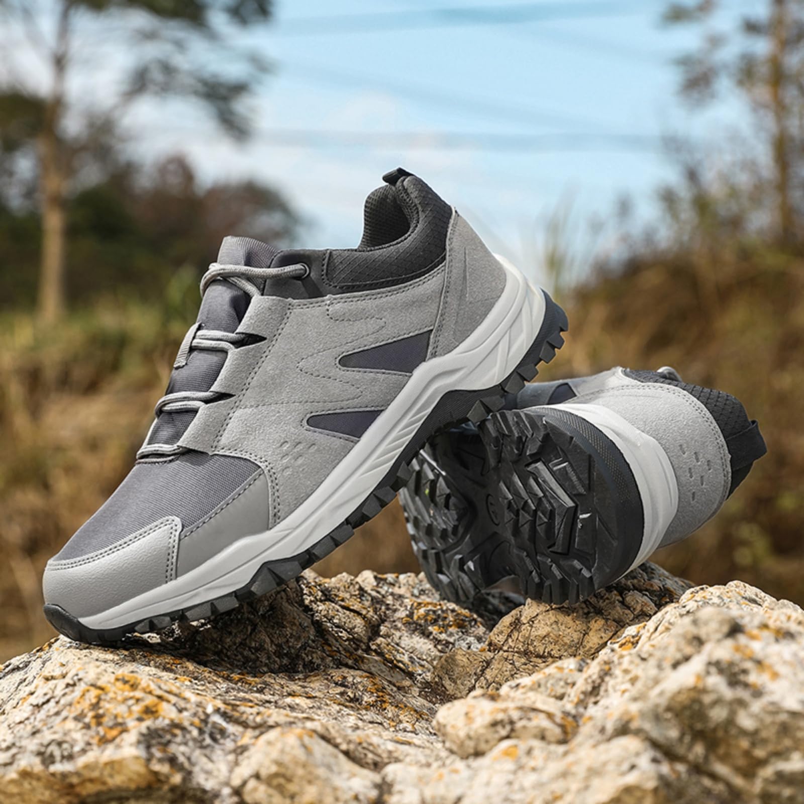 Lekkie buty trekkingowe męskie wodoodporne buty outdoorowe