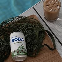 Vista 3 de DaoHer Matcha BOBA - Té verde matcha japonés con perlas de Konjac Boba - Listo para beber, estable en almacenamiento - Té cremoso de burbujas