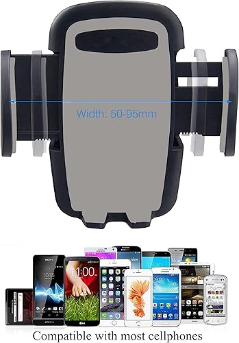 Miniatura 4 de Ailun Soporte universal para teléfono celular con ventilación de aire, 2 unidades, para iPhone 15/14/13/12/11/11 Pro/11 Pro Max/X Xs XR Xs Max y más