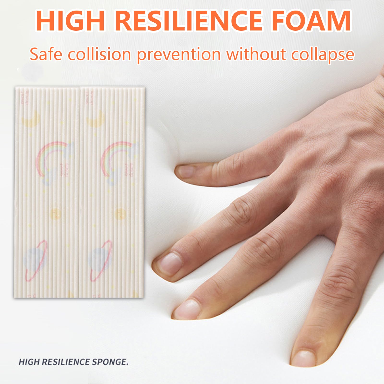Panneaux Muraux Capitonnés, 40 * 200cm Coussins Muraux Anti-Collision Autocollants Panneaux Muraux 3D Capitonnés Décoration Protection Murale pour Salon Et Chambre