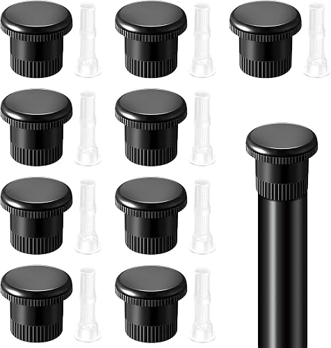10 Pack Spray Shut Off Nozzle Caps Compatible with Hunter Pro Spray PS Ultra Heads 916400SP, Sprinkler Head Plug Replacement for Irrigation System, Black
