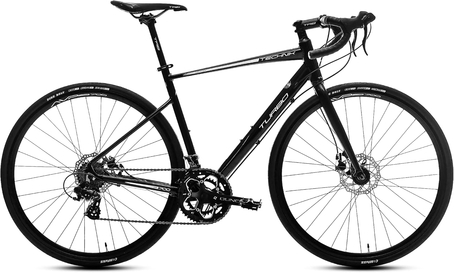 Turbo Bicicleta R700 Technik 14V Disc Brake Negro : Amazon.com.mx ...