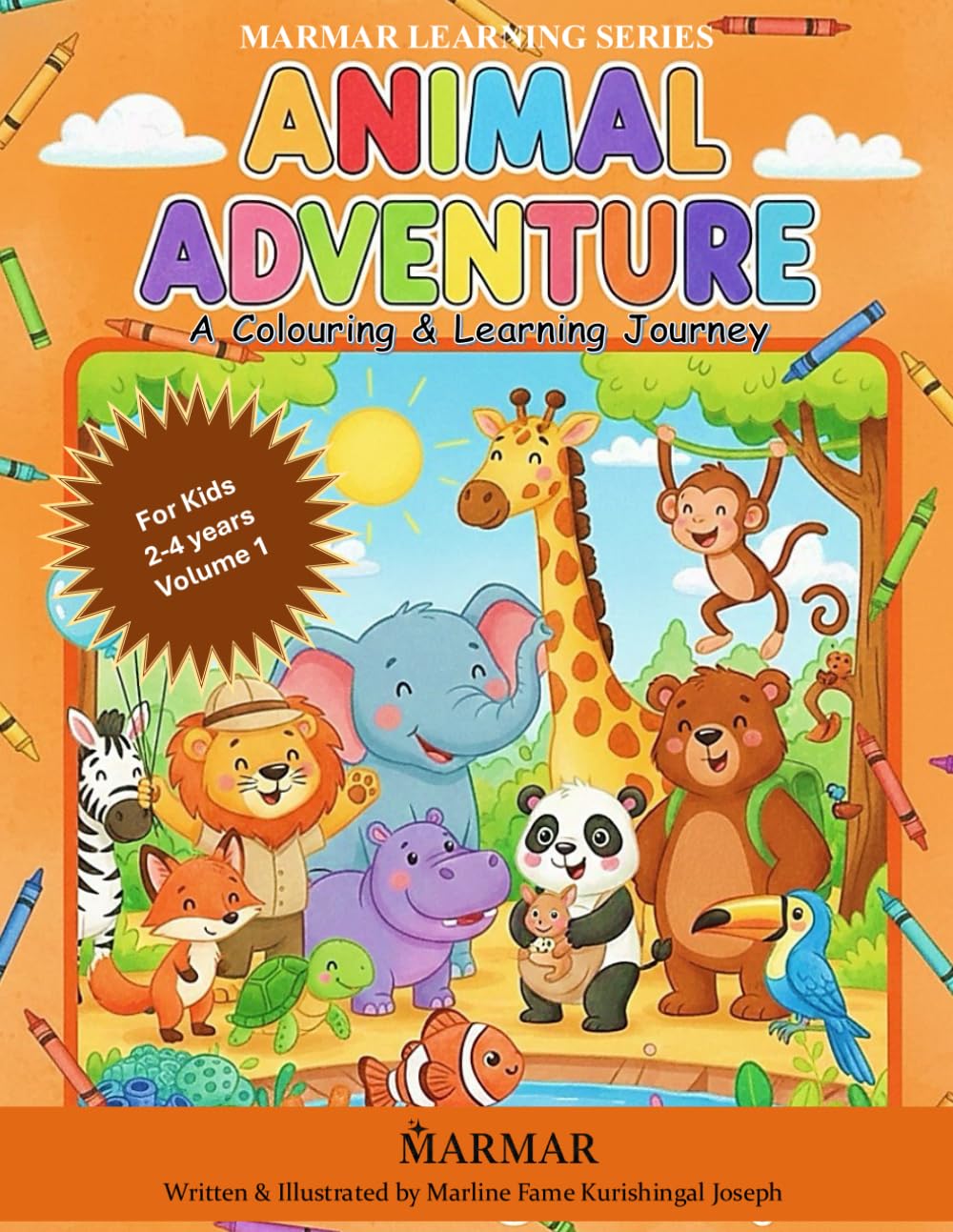 ANIMAL ADVENTURE: A Colouring & Learning Journey (MARMAR Learning Series)