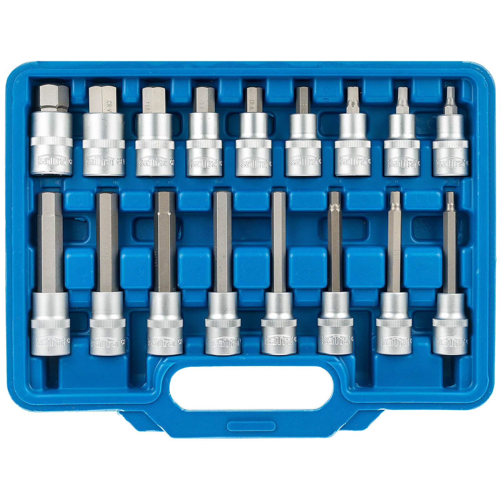 SATRA S-SH3012 Satz Bits Innensechskant Antrieb 12,5mm (1/2") 30 teilig
