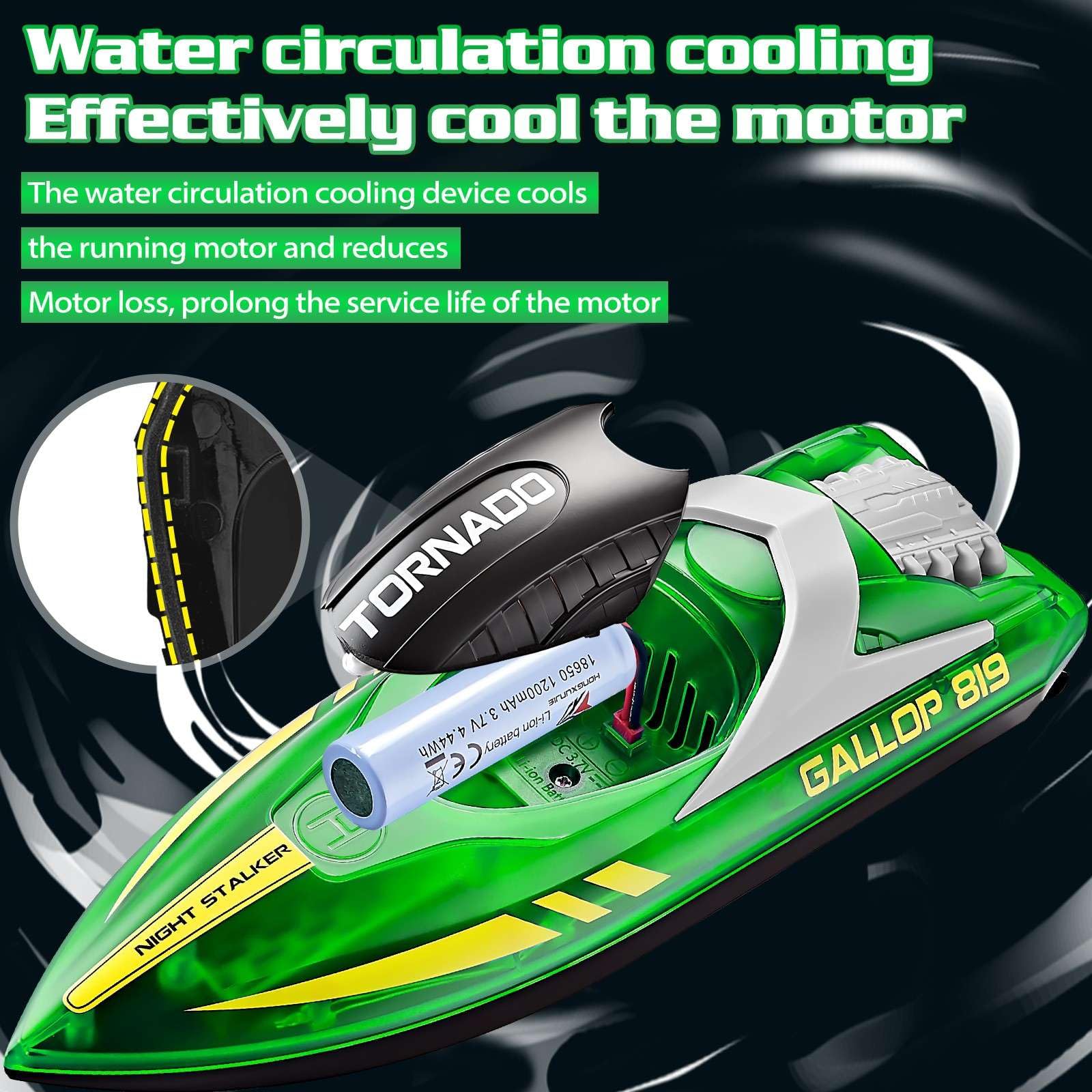 Barco Teledirigido Lancha Teledirigida RC Volanttex 30 KM/H