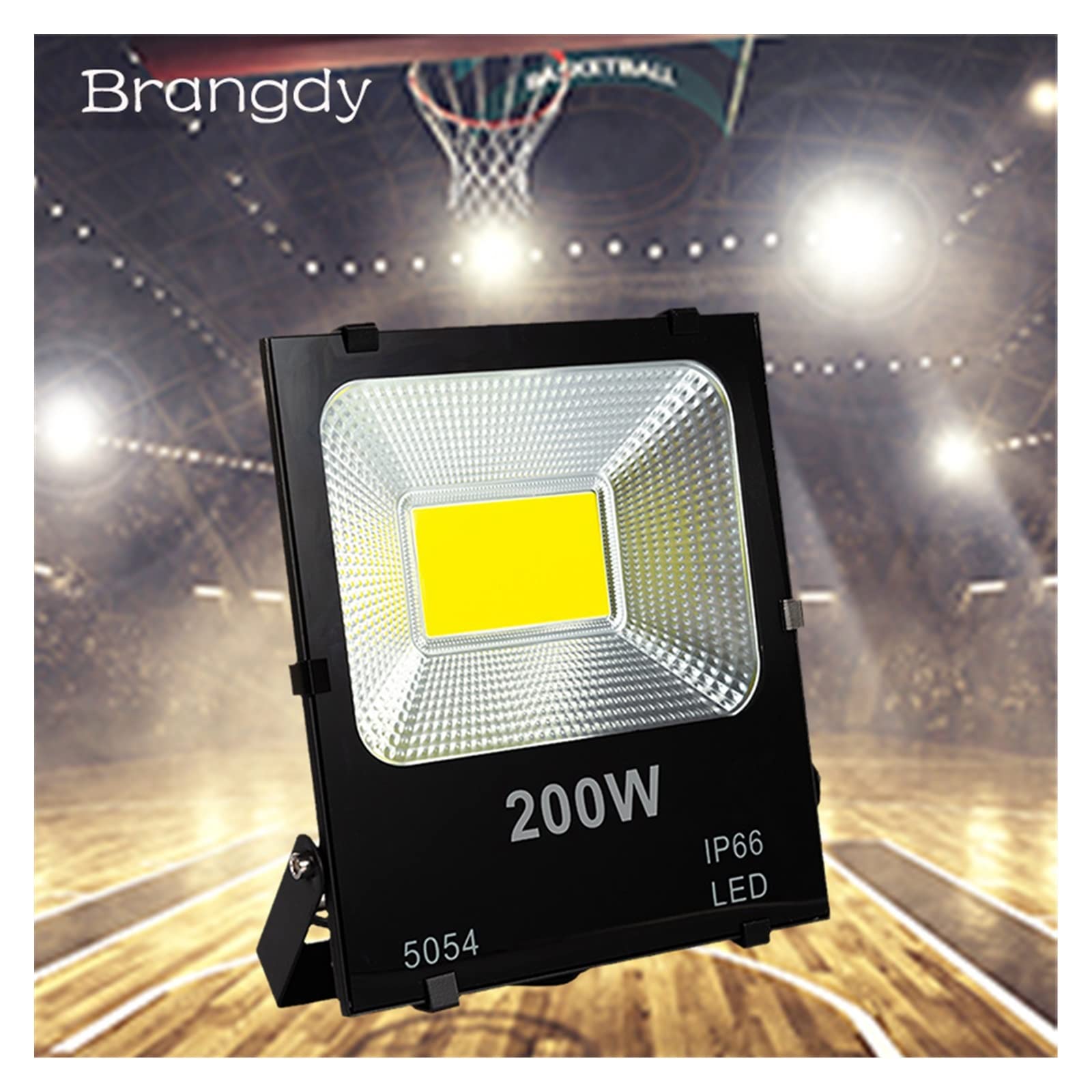 Naświetlacz LED, Lampa ścienna LED 3 0W 50W 100W 150W 200w Reflight Zewnętrzna ulica na zewnątrz Wodoodporne światło stadionowe Oświetlenie stadionu ogrodowego(White 6000 K,200W)