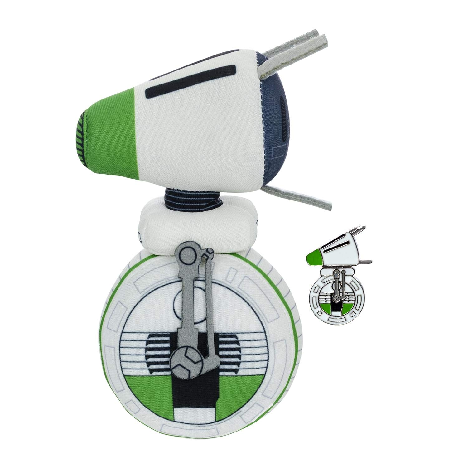 Star Wars D-O stylizowany 7 cali Plush z emaliowaną szpilką