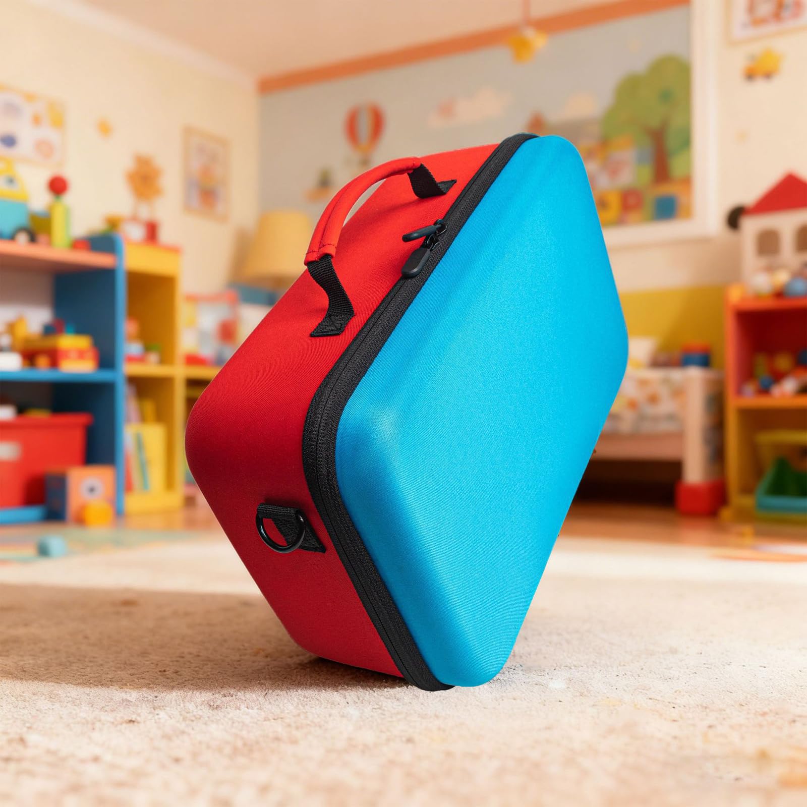 Porta carte con custodia portatile con cerniera, per proteggere le carte da gioco e per organizzare facilmente il trading