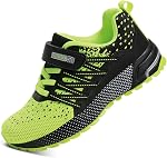 KUBUA Enfants Sneakers Légers Garçons Filles Chaussures de tennis , Respirant, Confortable, Non glissant, Facile à mettre, Courir, Marcher, Gym, École, Jeu quotidien, Tout-petit