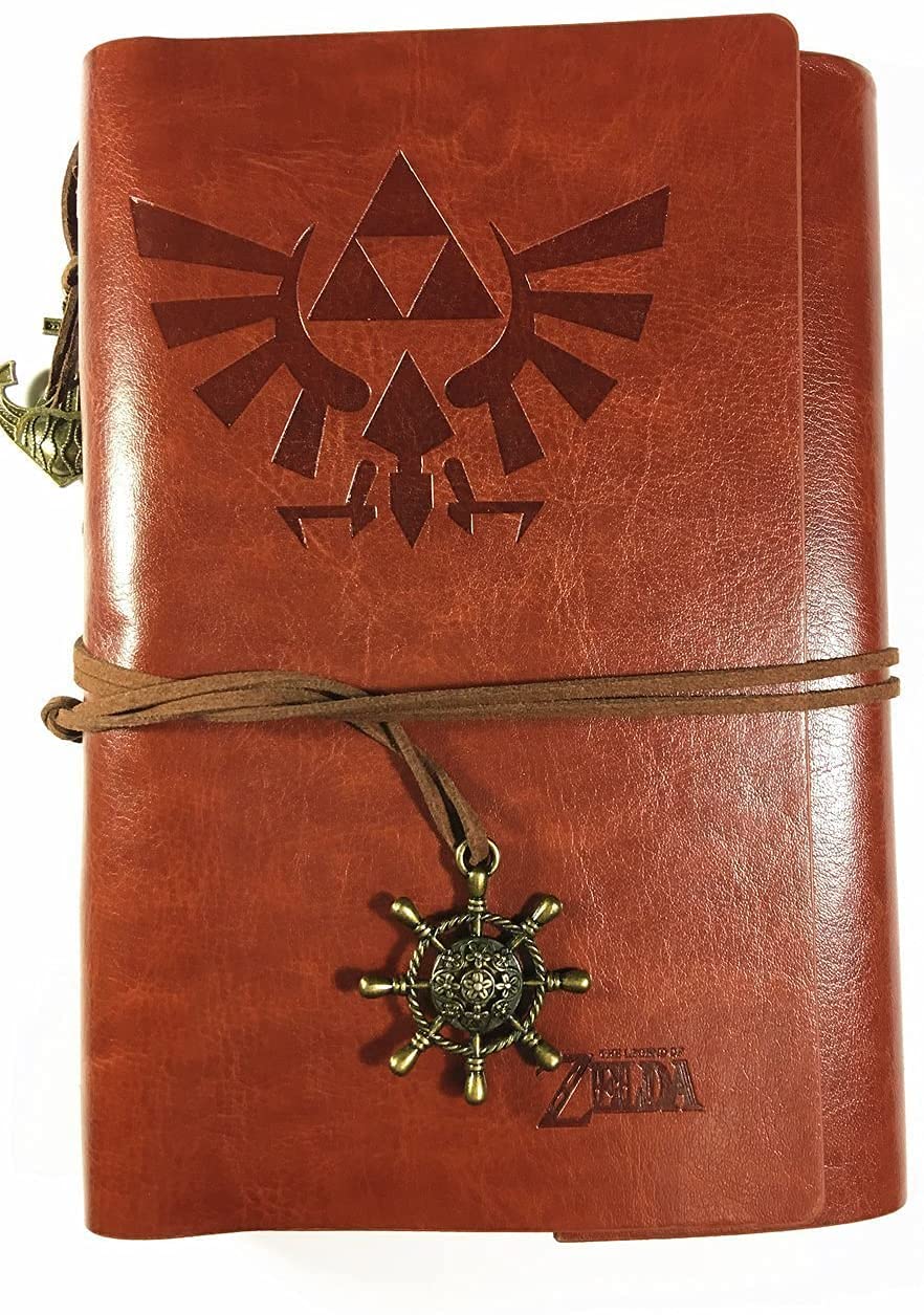 【超希少】入手困難　ゼルダの伝説 型押し　高級レザー　厚手手帳 ペンダント付き 超希少】入手困難 ゼルダの伝説 型押し 高級レザー 厚手手帳