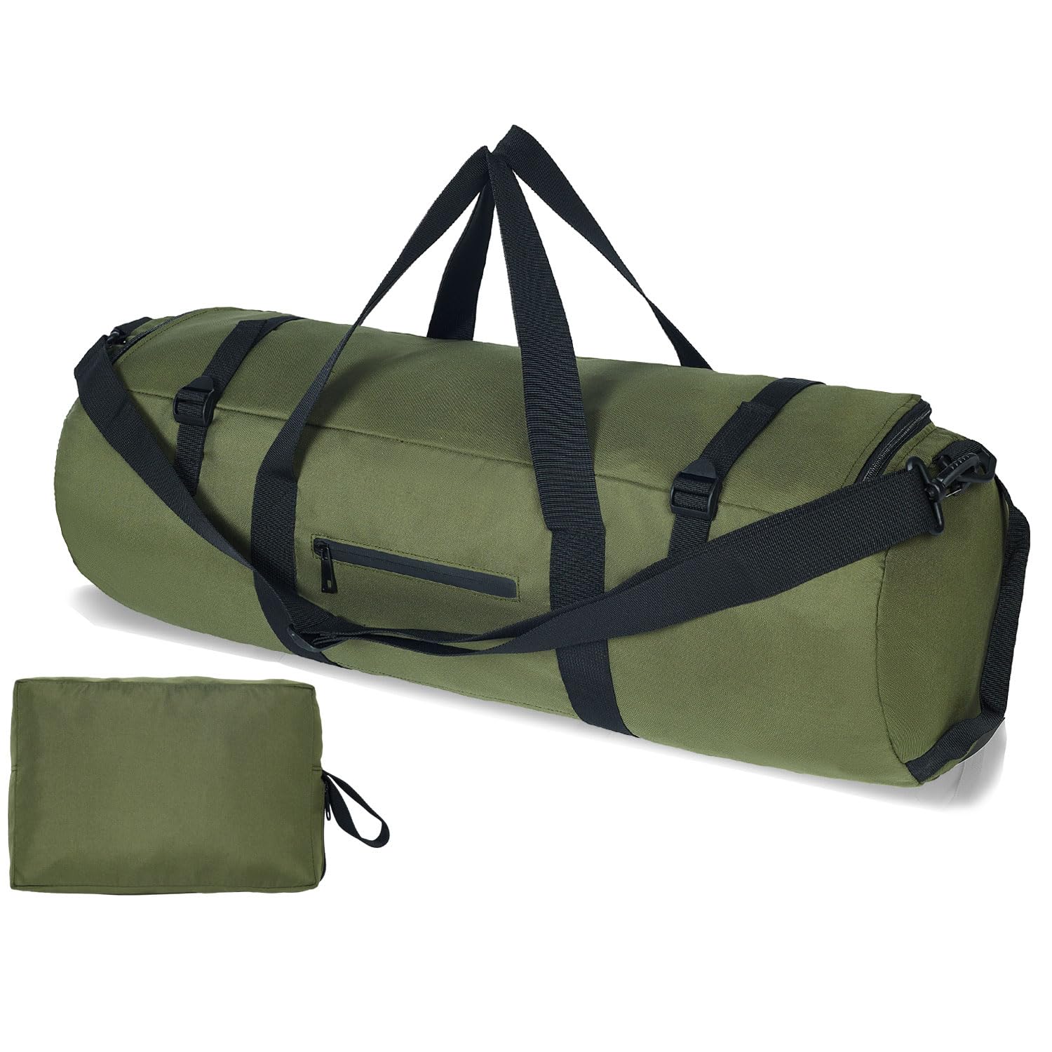 Arxus Bolsa de Lona Grande de 30L/50L/90L para Viajes, Deportes y Acampadas, con Correa para el Hombro