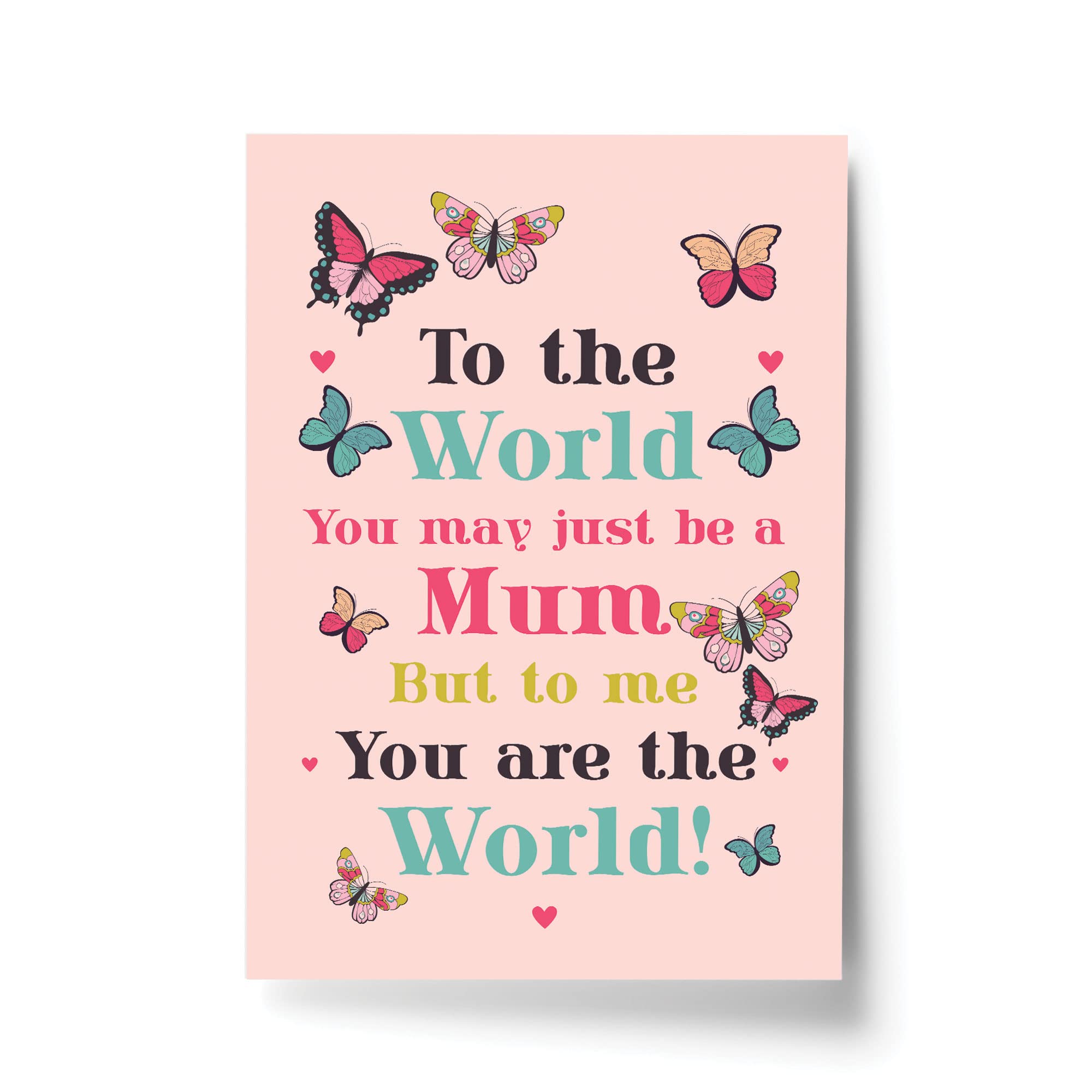 RED OCEAN Mum Birthday Christmas Print Special Thank You Gift For Mum Daughter Son
