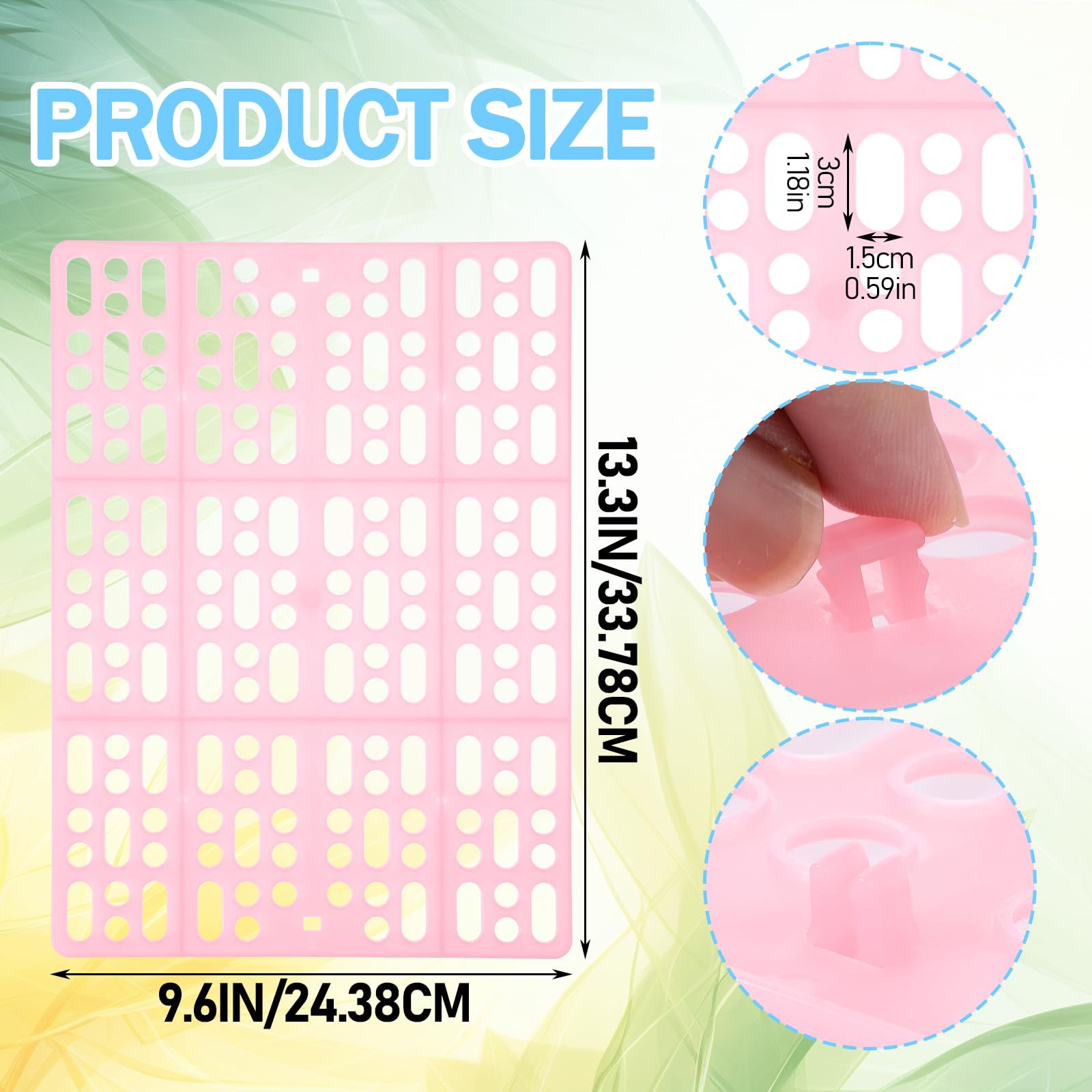 Lemecima Kaninchenkäfigmatte aus Kunststoff, langlebig, für kleine Tierfüße, mit praktischen Verbindungen, Hasen-Pads für einfache Reinigung, für Kaninchen, Ratten, Meerschweinchen, Katzen, 15 Stück
