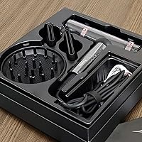 Vista 9 de Hair Dryer with Diffuser: Professional High Speed Quiet Ionic Blow Dryer - Intelligent Heat Control - Lightweight Portable Travel & Home for Women &