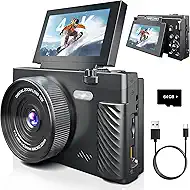 4K Digital Camera for Photography, Autofocus Vlogging Camera for YouTube with WiFi, Point and Shoot Camera for Beginners Teens and Travel (Standard Style)