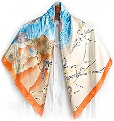 Lenço de seda para mulheres, leve, cetim, bandanas, cachecóis de cabeça, lenço de cetim para pescoço, 89 cm