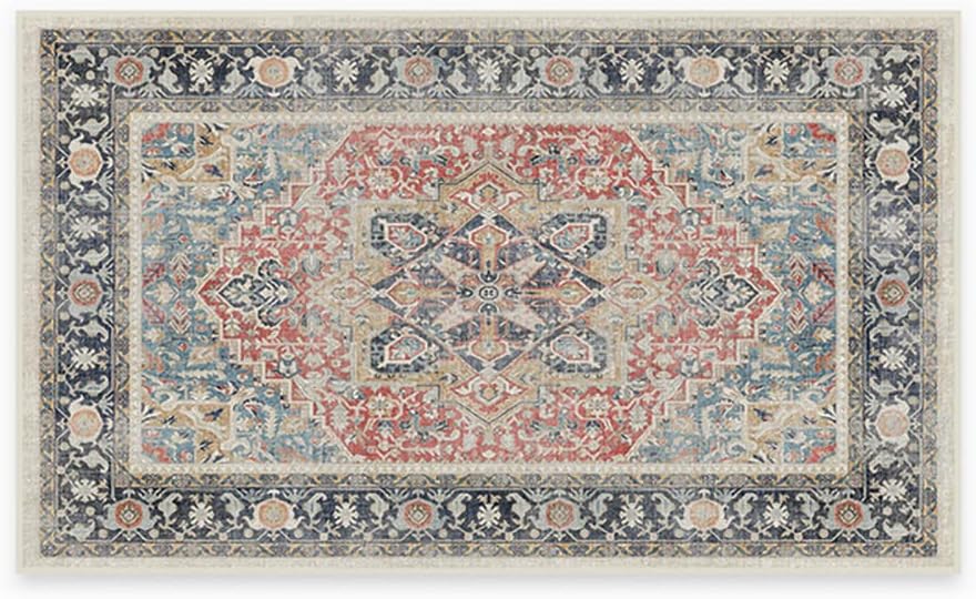 RUGGABLE Kamran Washable Rug Perfect Vintage Area Rug for