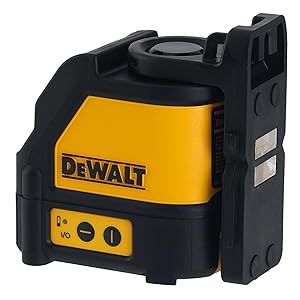DEWALT Line Laser, Self-Leveling, Cross Line, Red Beam (DW088K)