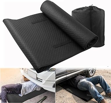 SUNCARACCL Magical Rolling Creeper Mat 60x28 Inch Under Car Repair Pad | with Storage Bag, Mechanics Creeper Mat for Low Clearance Vehicles, Work on Uneven Terrain, Gift for Men