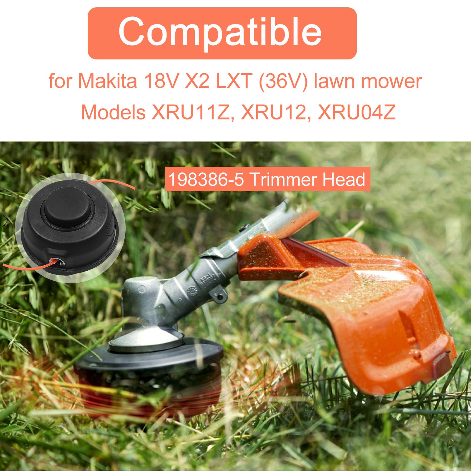 Amazon.com: Chuancheng 198386-5 Grass Trimmer Head for Makita 18V