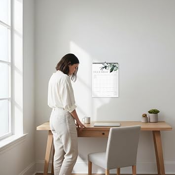 Aesthetic 2026-2027 Wall Calendar - Runs from January 2026 Until July 2027