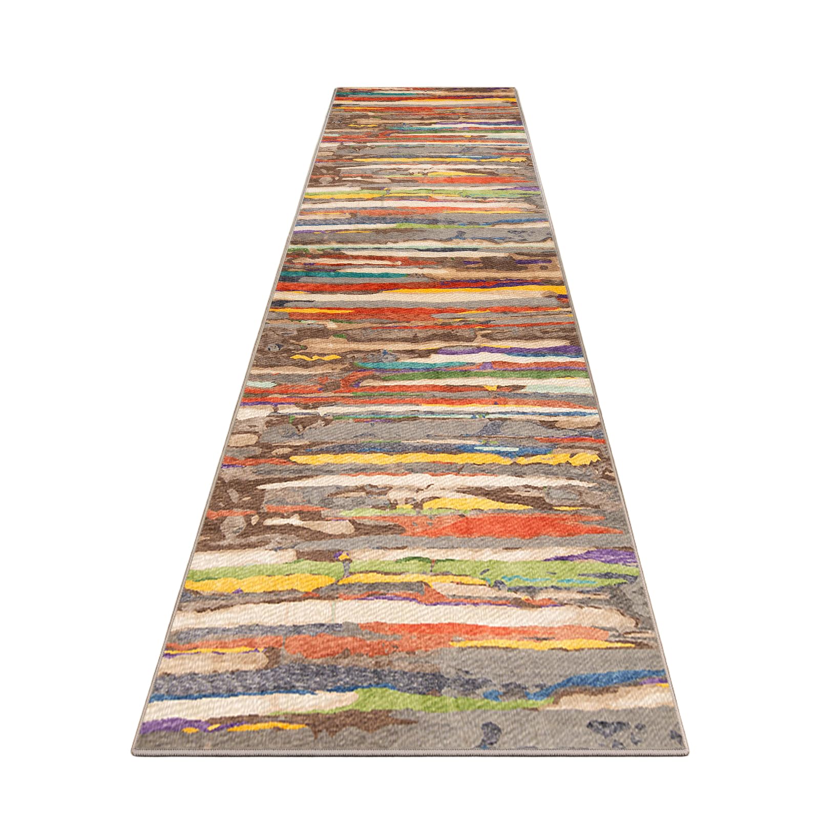 YUEAENK Extra Long Hallway Runners 40 x 100 cm Runner Rug for Entryway long hallway runner kitchen rugs non slip for Hallways Bedroom Laundry Room Kitchen Room