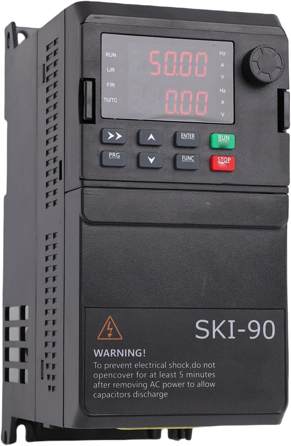 Fafeicy 3 Phase Frequency Converter, 2.2KW Vector Variable Frequency Drive with Independent Air Duct Design and IGBT Module, for Lathe Fan Motor 3PH Input Output
