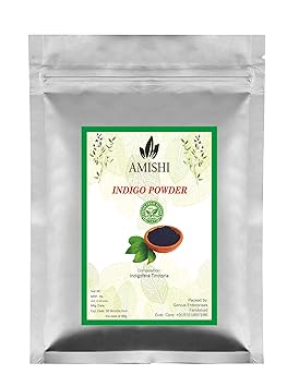 Amishi Organic Indigo Powder Hair Color, 500gm