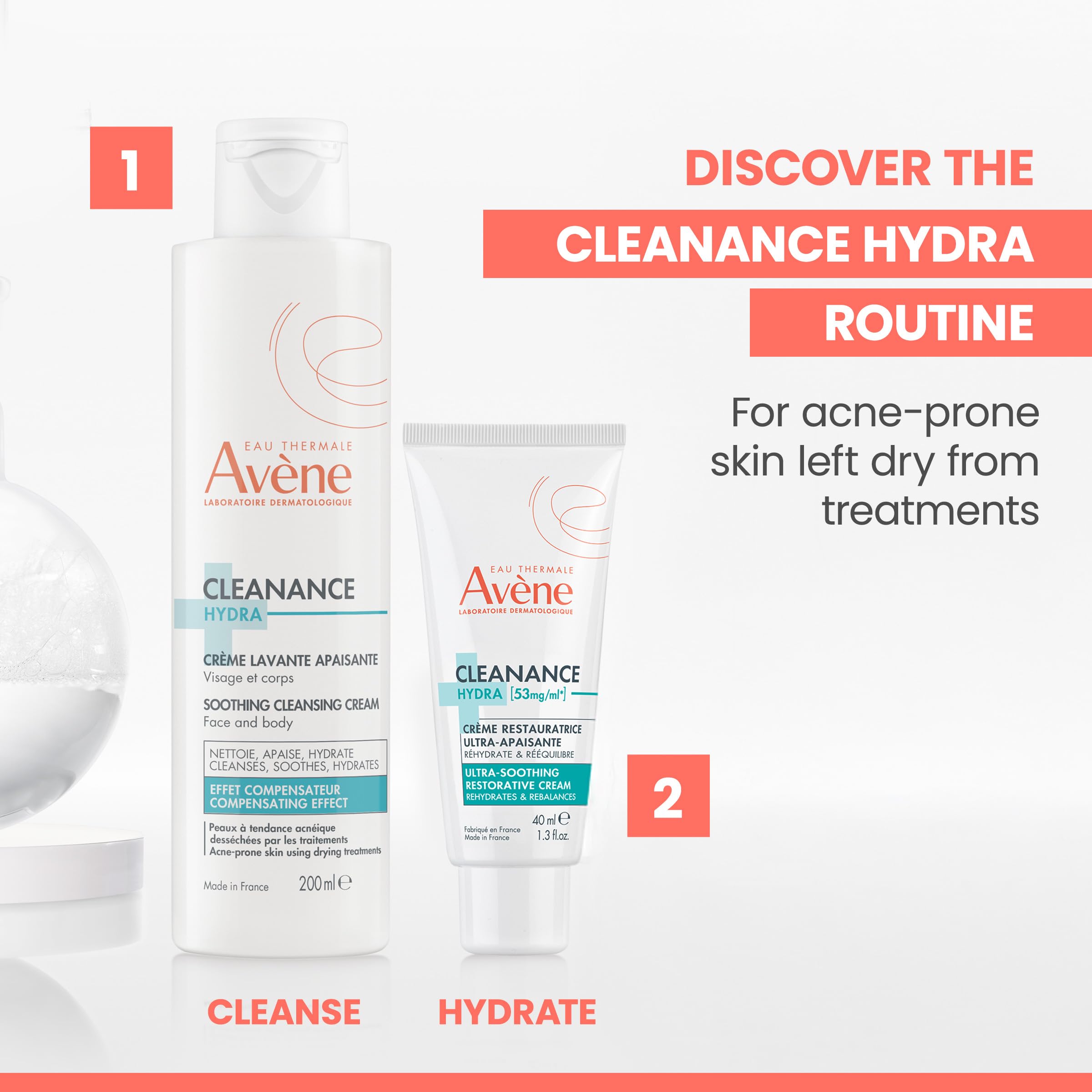 AVENE CLEANANCE Soin Anti-irritant et Hydratant (40 ml)