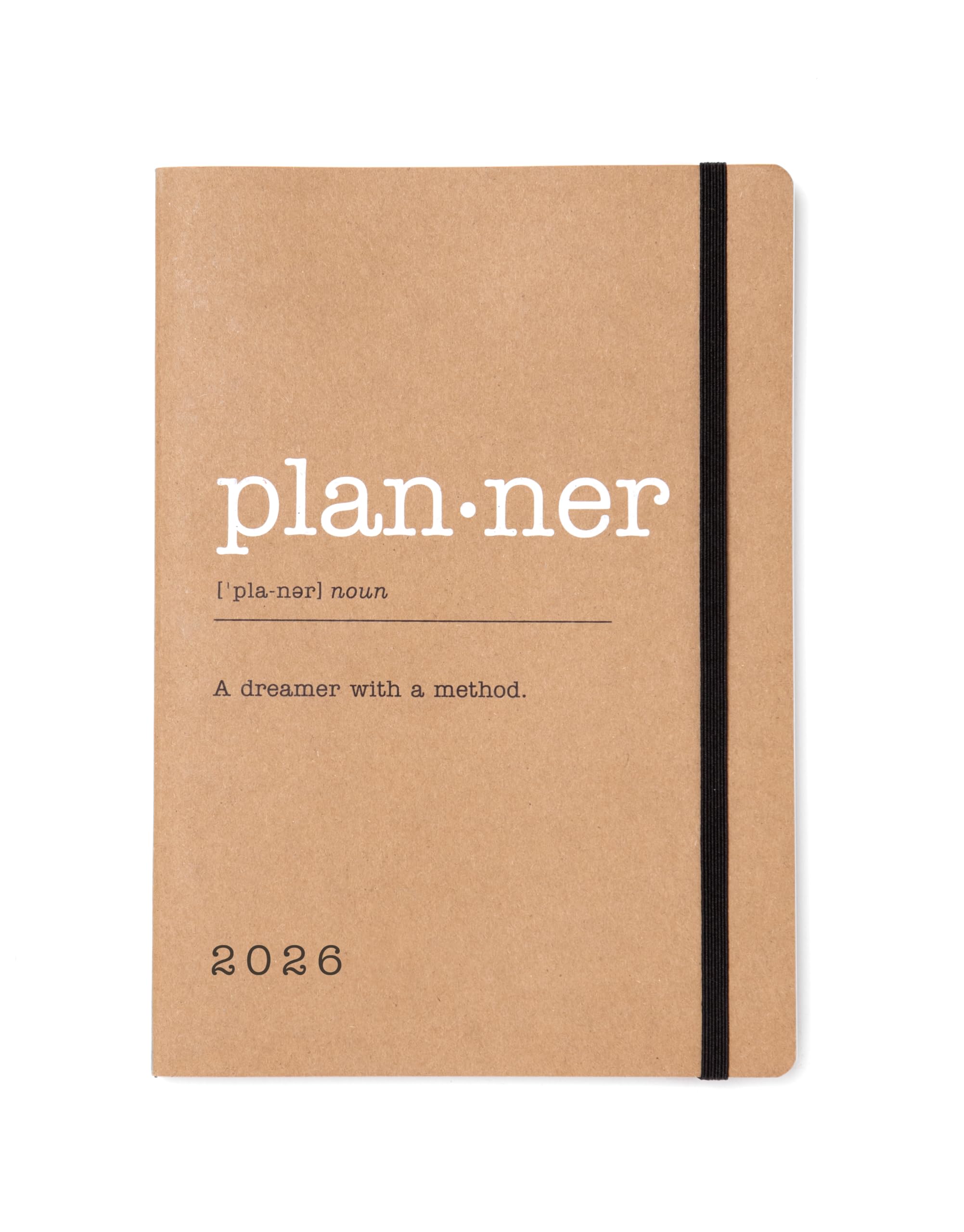 Letts of London Eco Writers Words A5 week to view 2026 diary - kraft 26-082285