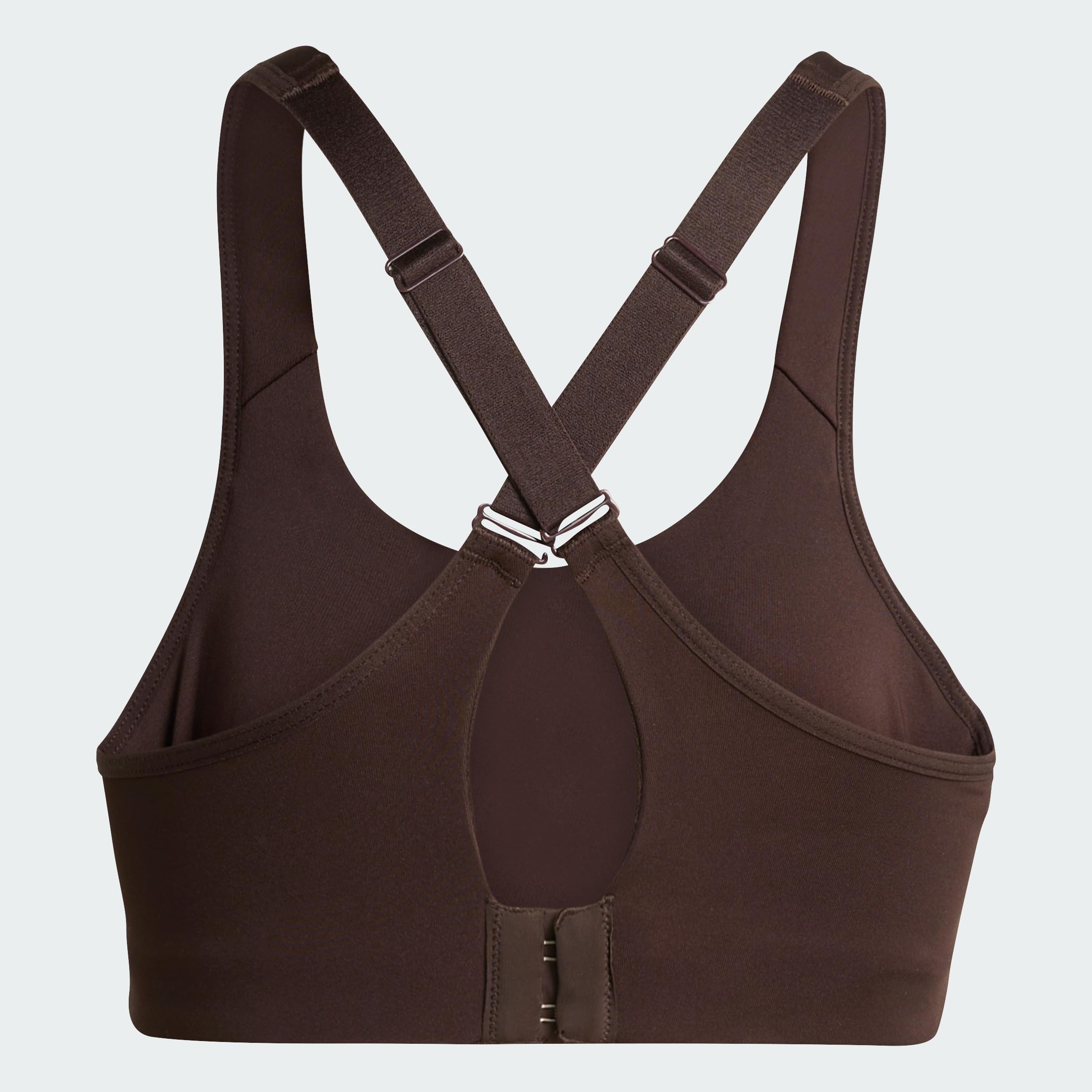 adidas dames Optime Workout High Support Bra, Aurora Coffee, L A-B