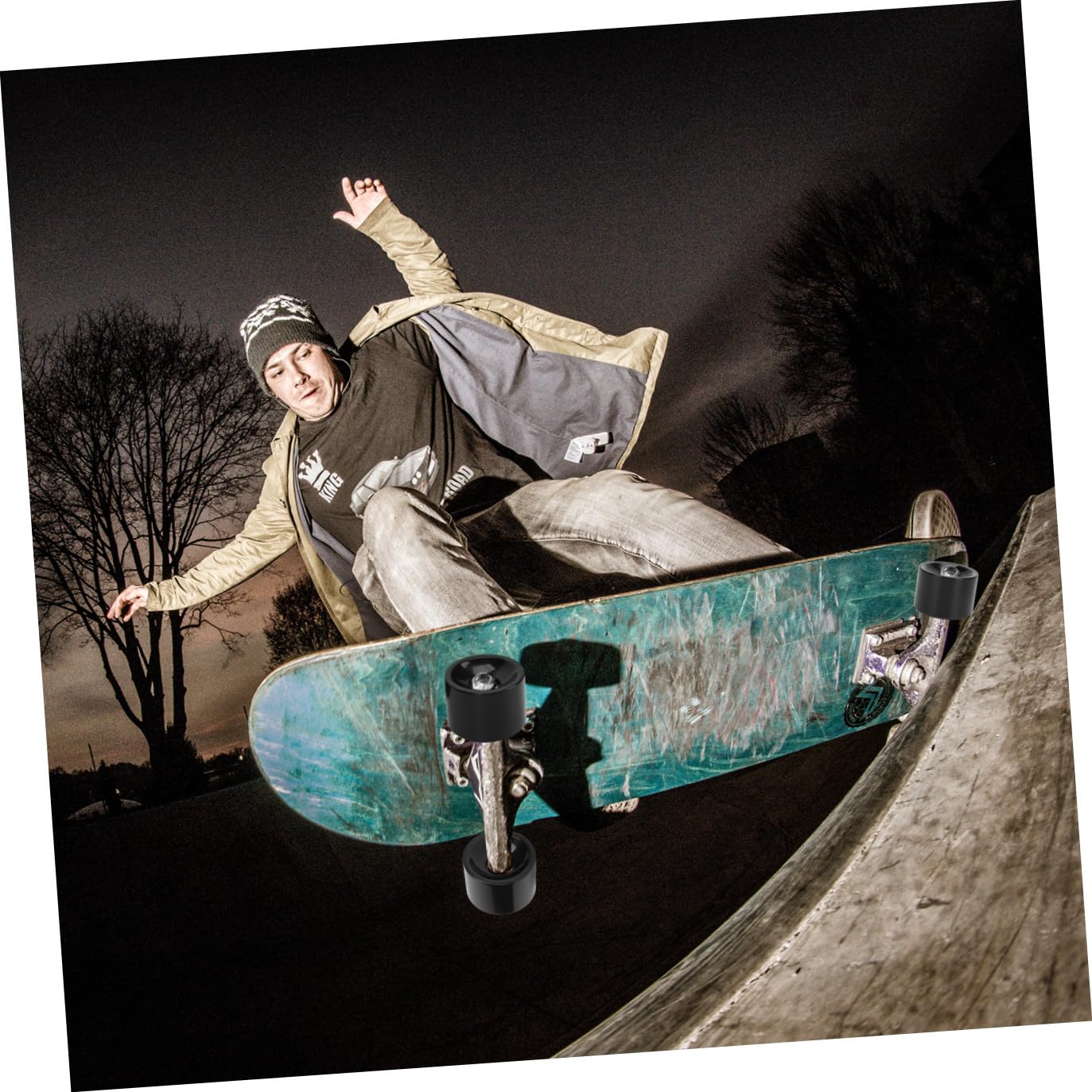 Rueda de Skate Tabla Skate patineta Skatepark Skate Park Tablas de Skate Personalizadas Rueda de Poliuretano Rueda Elegante Rueda para monopatín Ruedas de Tablas largas PU