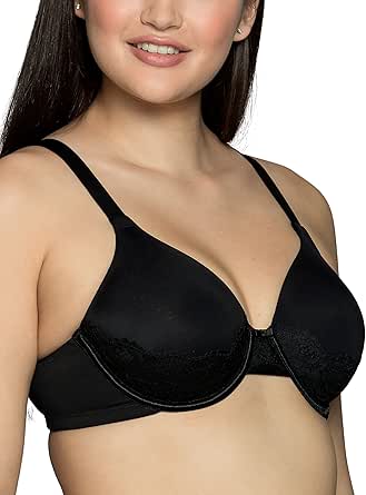 Vanity Fair Women's Full Figure Beauty Back Smoothing Bra with Lace (36C-42DD)
