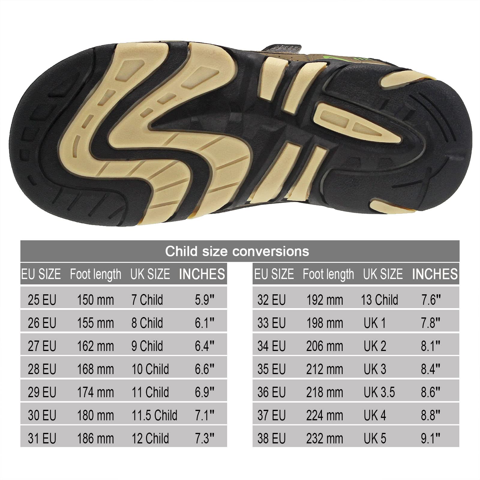 Sandalias con Punta Abierta para Niños Casual Verano Strap Sandalias de Playa (29-39 EU)
