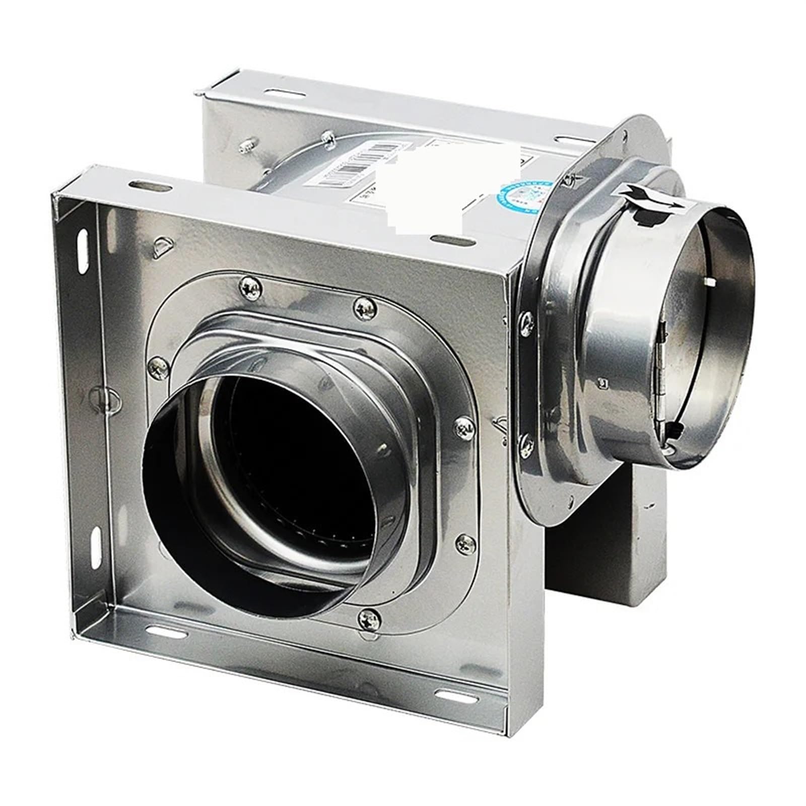 Soffiatore Radiale, Ventilatore centrifugo silenzioso for piccoli ambienti domestici in acciaio inox, potente ventilatore di scarico, ventilatore di scarico
