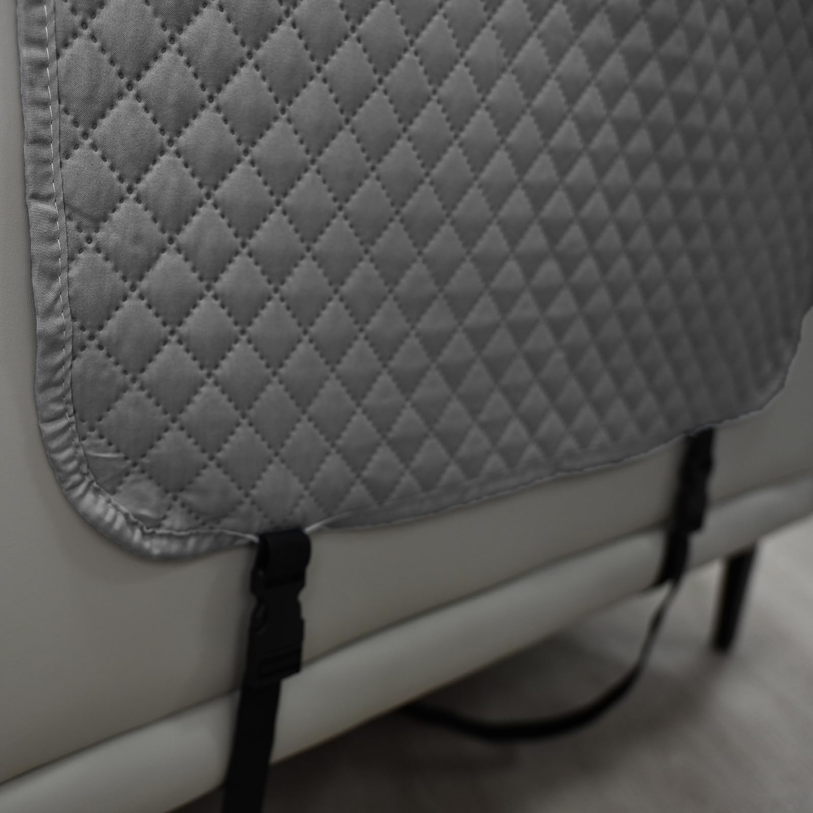 DALINA Funda de Sofá Chaise Longue Derecha (2m de Ancho Total) Impermeable y Antideslizante, Cubre Sofá Ajustable con Bolsillos, Apto para Mascotas, Resistente al Desgaste, Lavable - Gris Oscuro